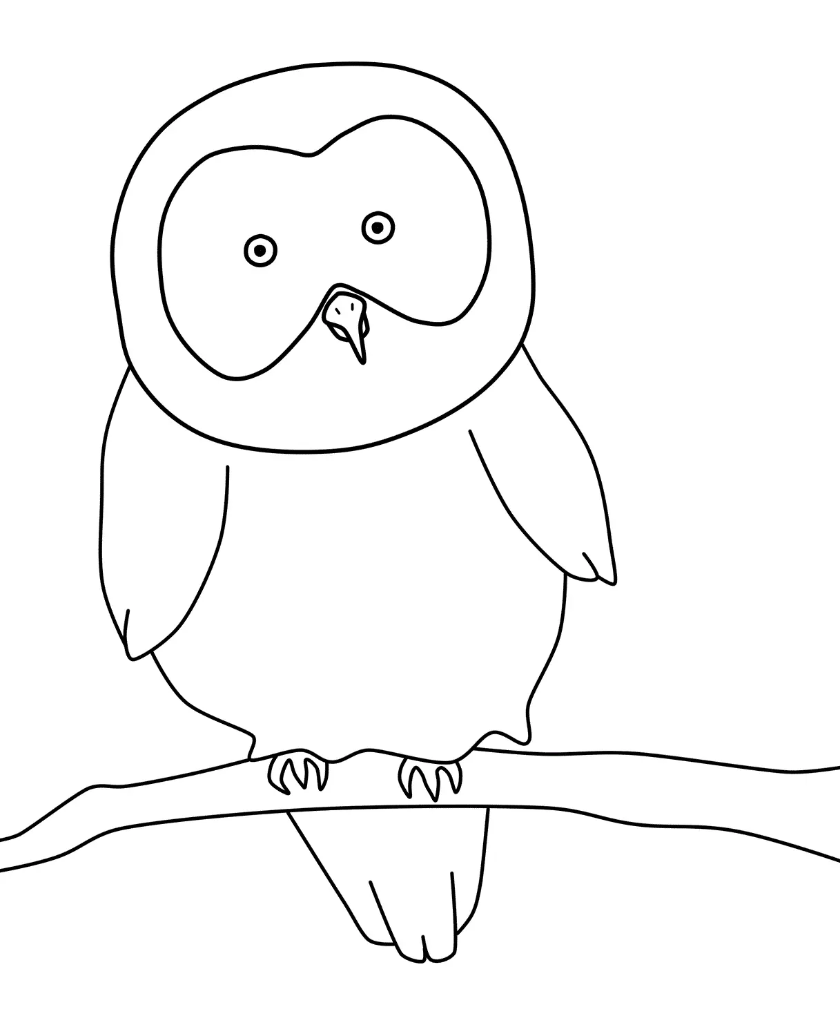 Owls Coloring Pages – 014