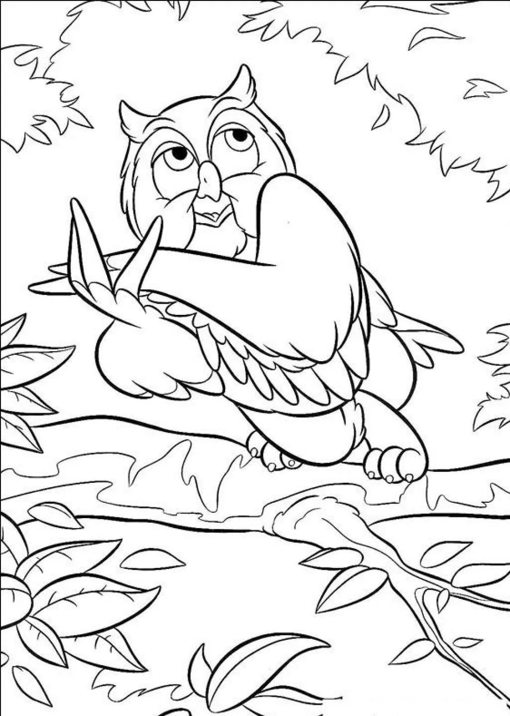Owls Coloring Pages – 027