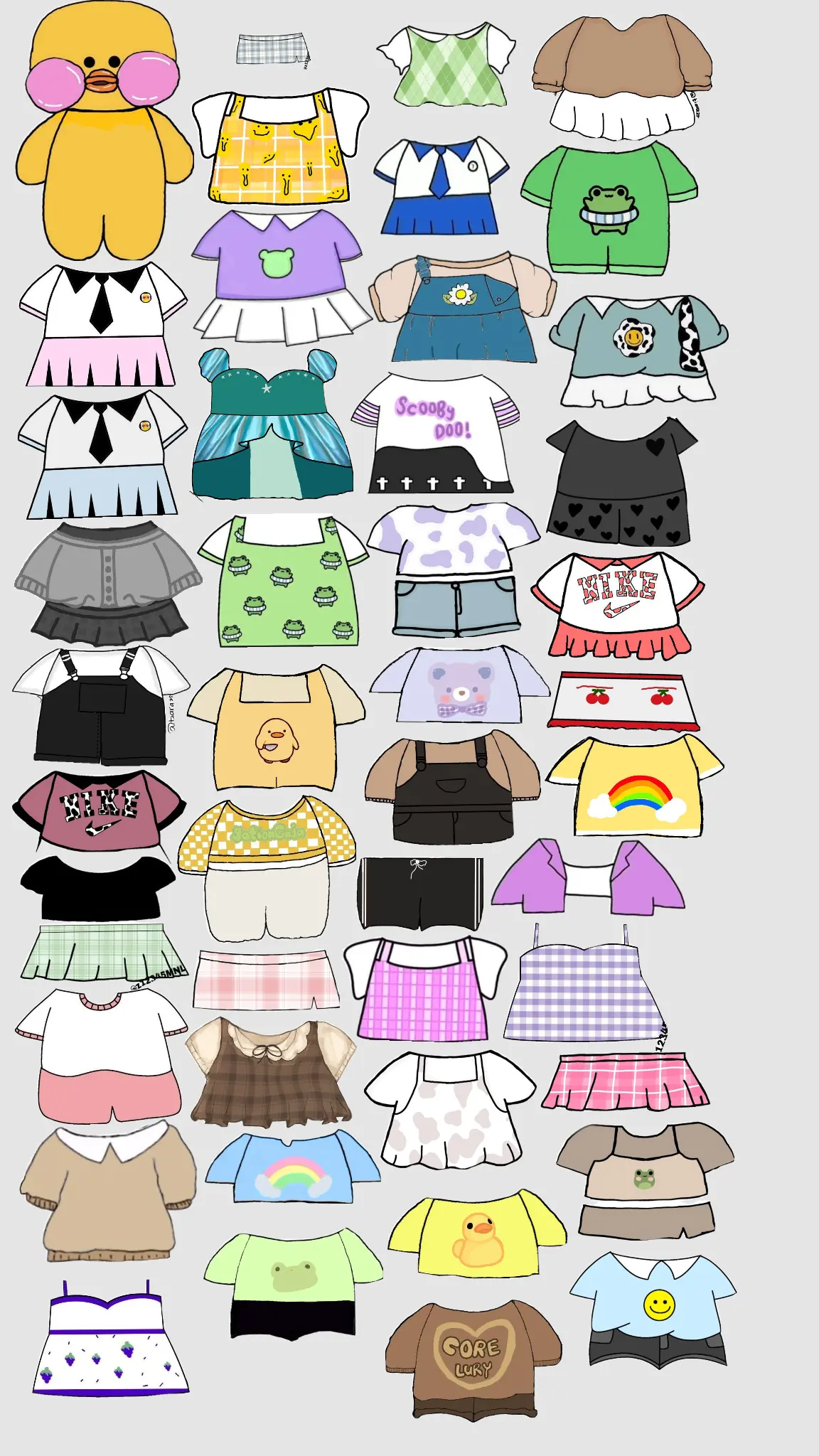 Paper Doll Coloring Pages – 011