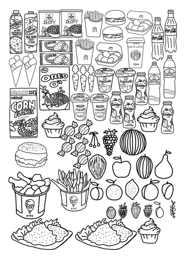 Paper Duck Coloring Pages – 023