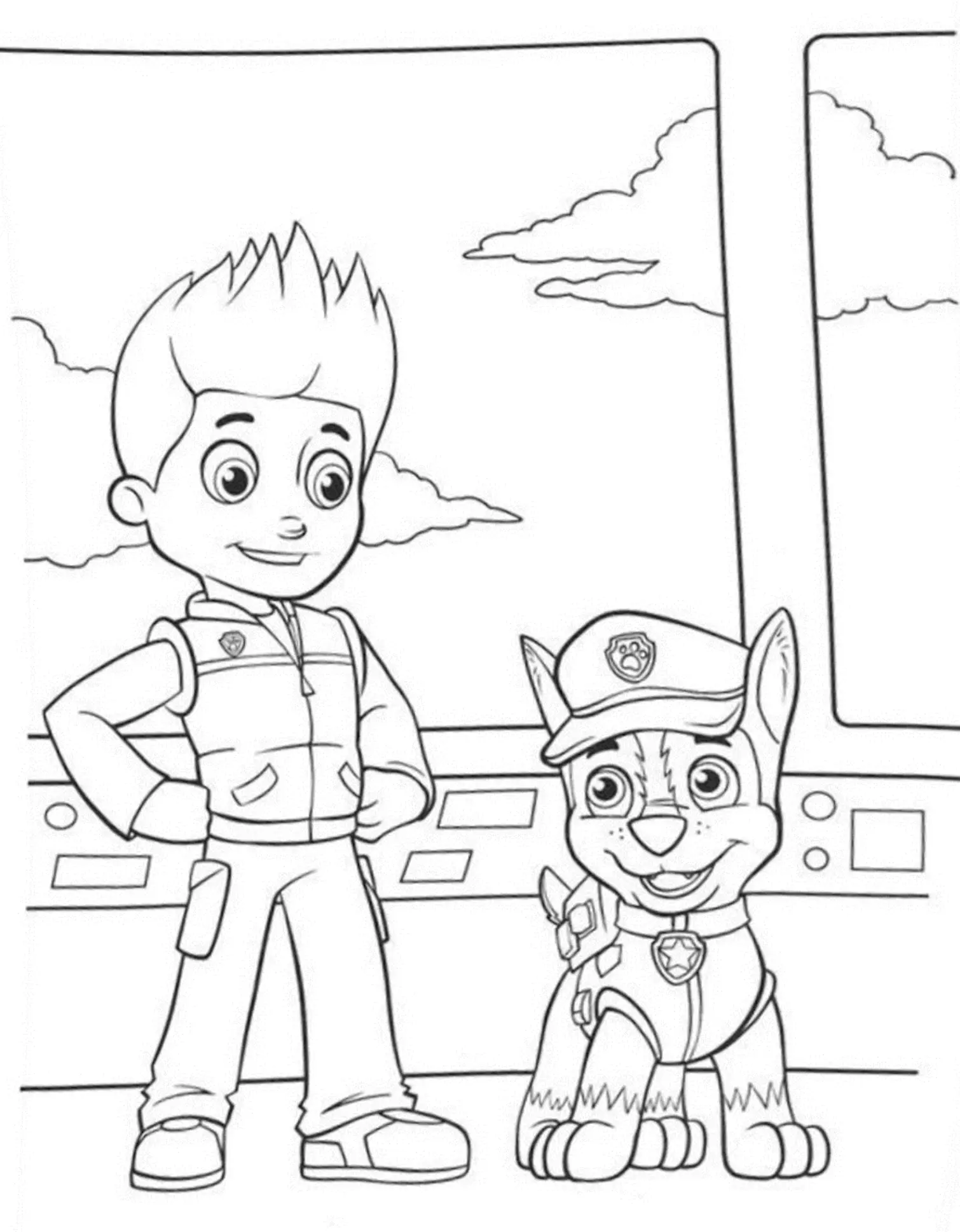 Paw Patrol Coloring Pages – 003