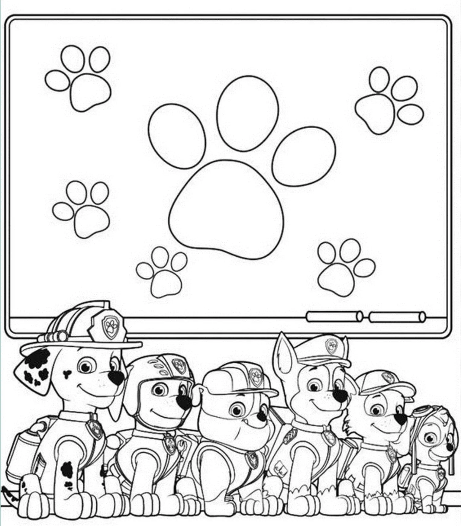 Paw Patrol Coloring Pages – 005