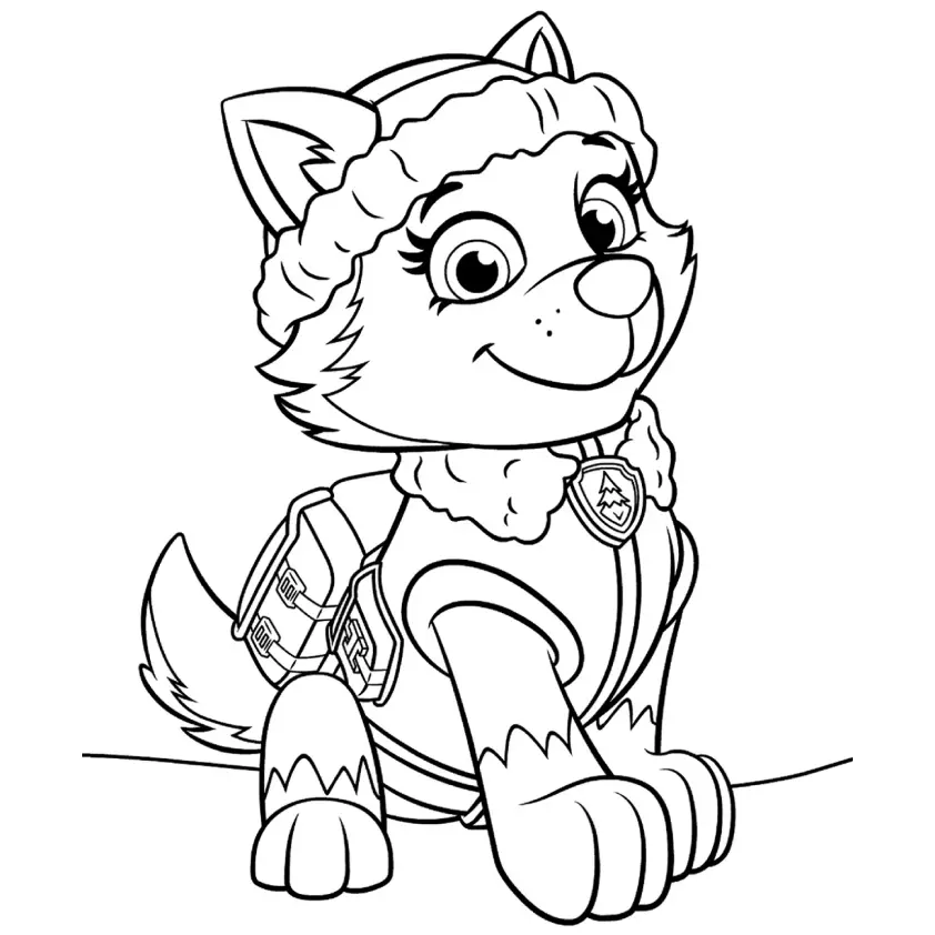 Paw Patrol Coloring Pages – 018