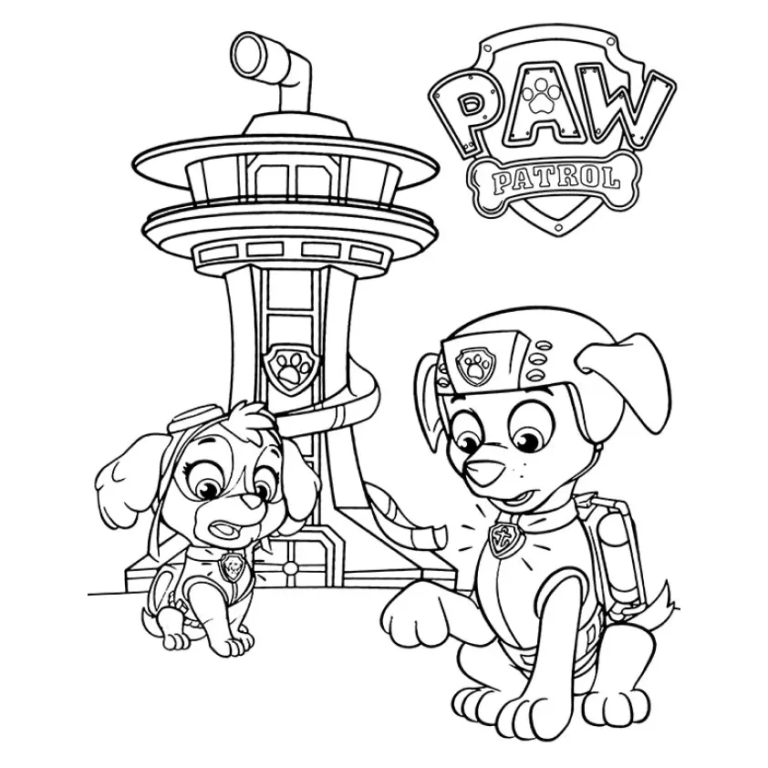 Paw Patrol Coloring Pages – 021