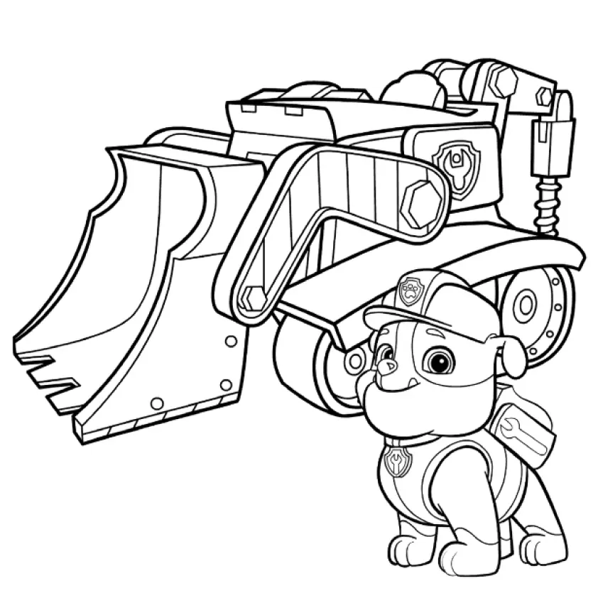 Paw Patrol Coloring Pages – 023