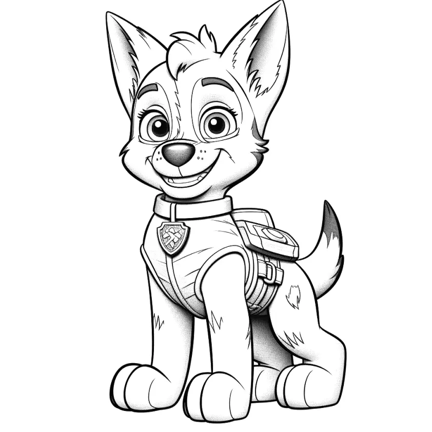 Paw Patrol Coloring Pages – 028