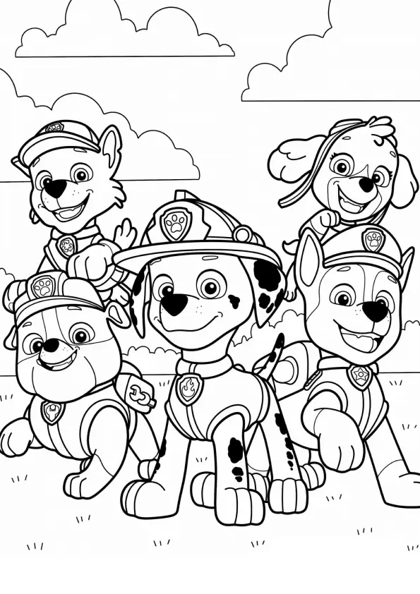 Paw Patrol Coloring Pages – 031