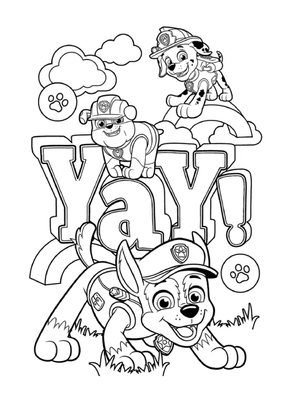 Paw Patrol Coloring Pages – 032