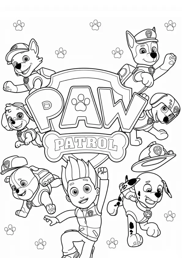 Paw Patrol Coloring Pages – 033