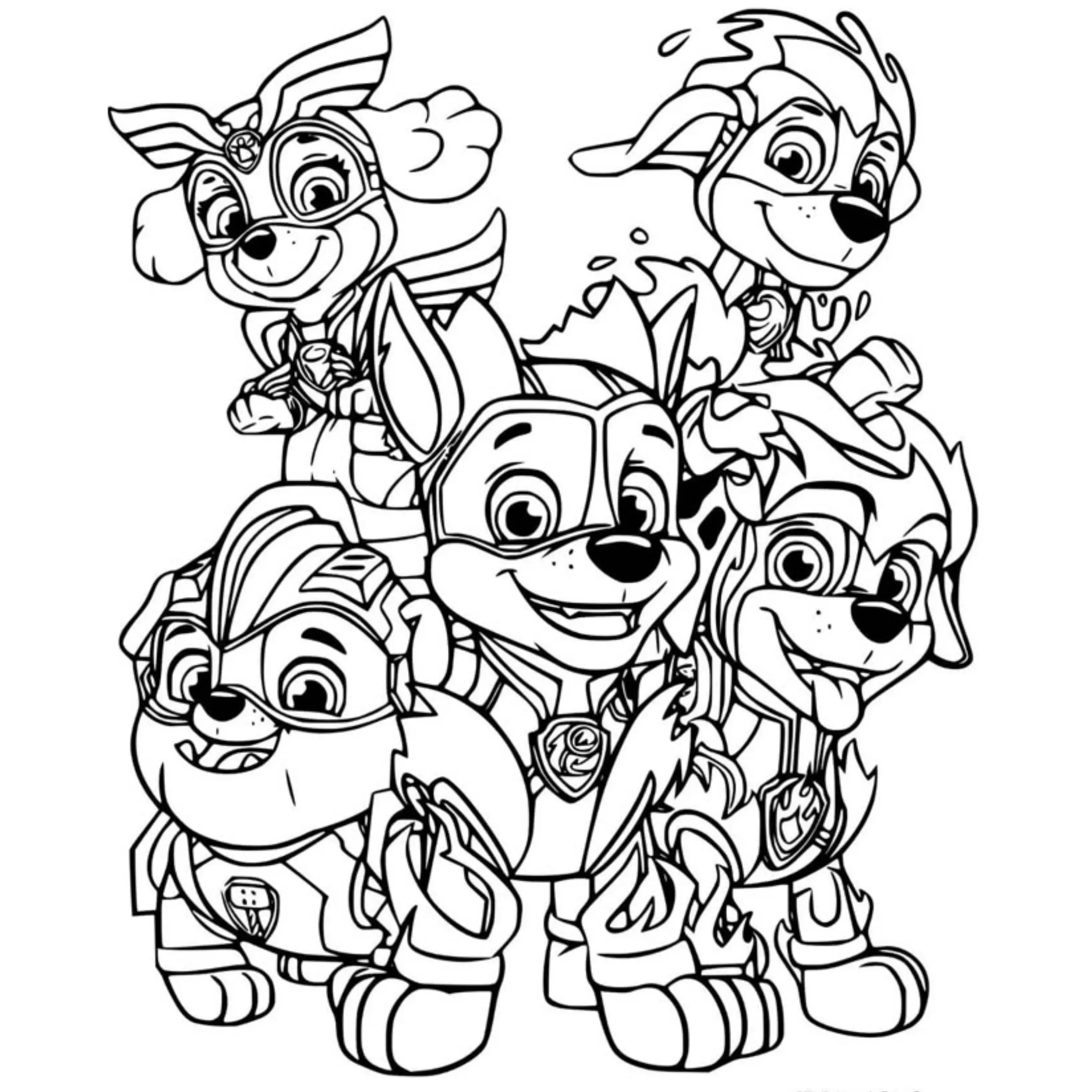 Paw Patrol Coloring Pages – 034
