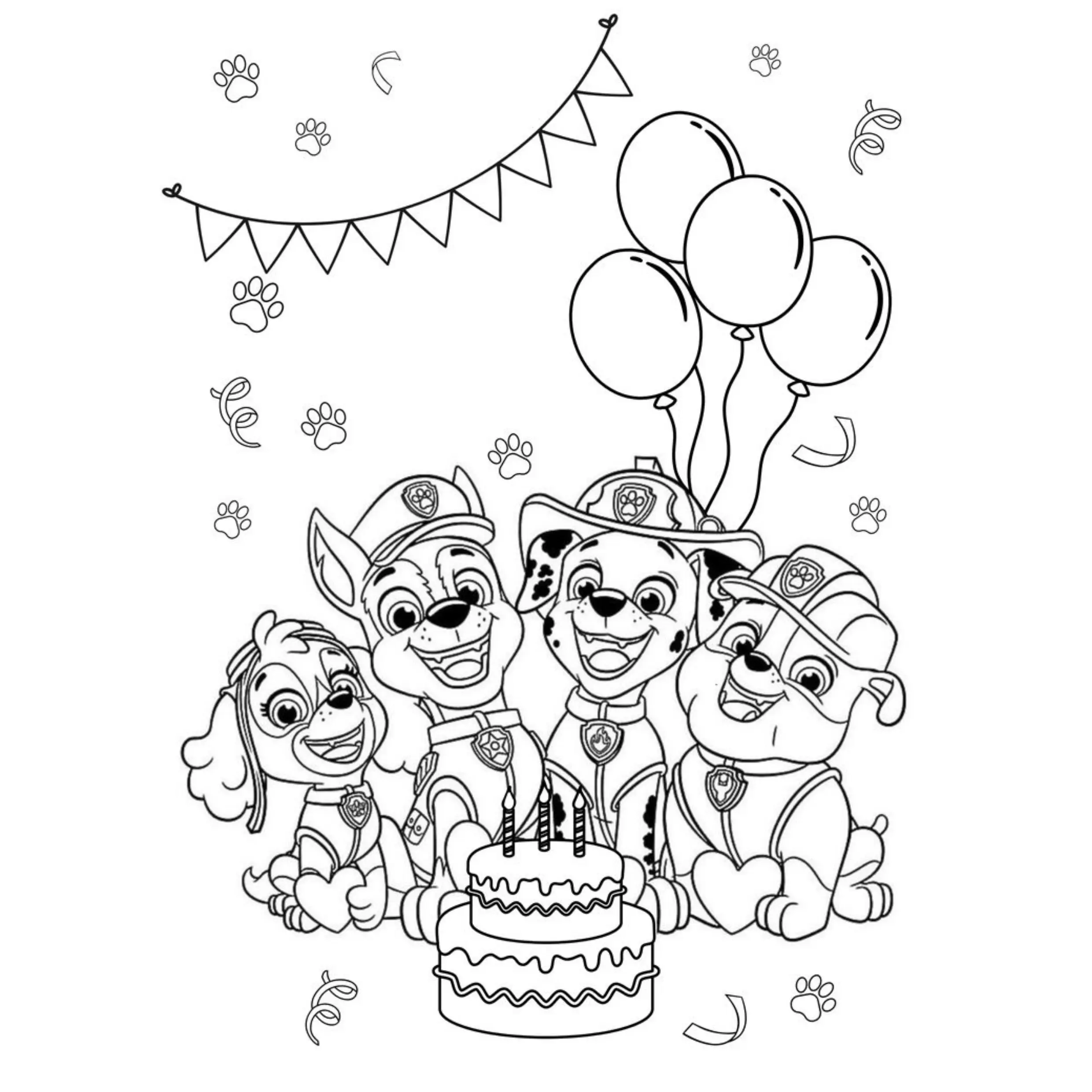 Paw Patrol Coloring Pages – 035