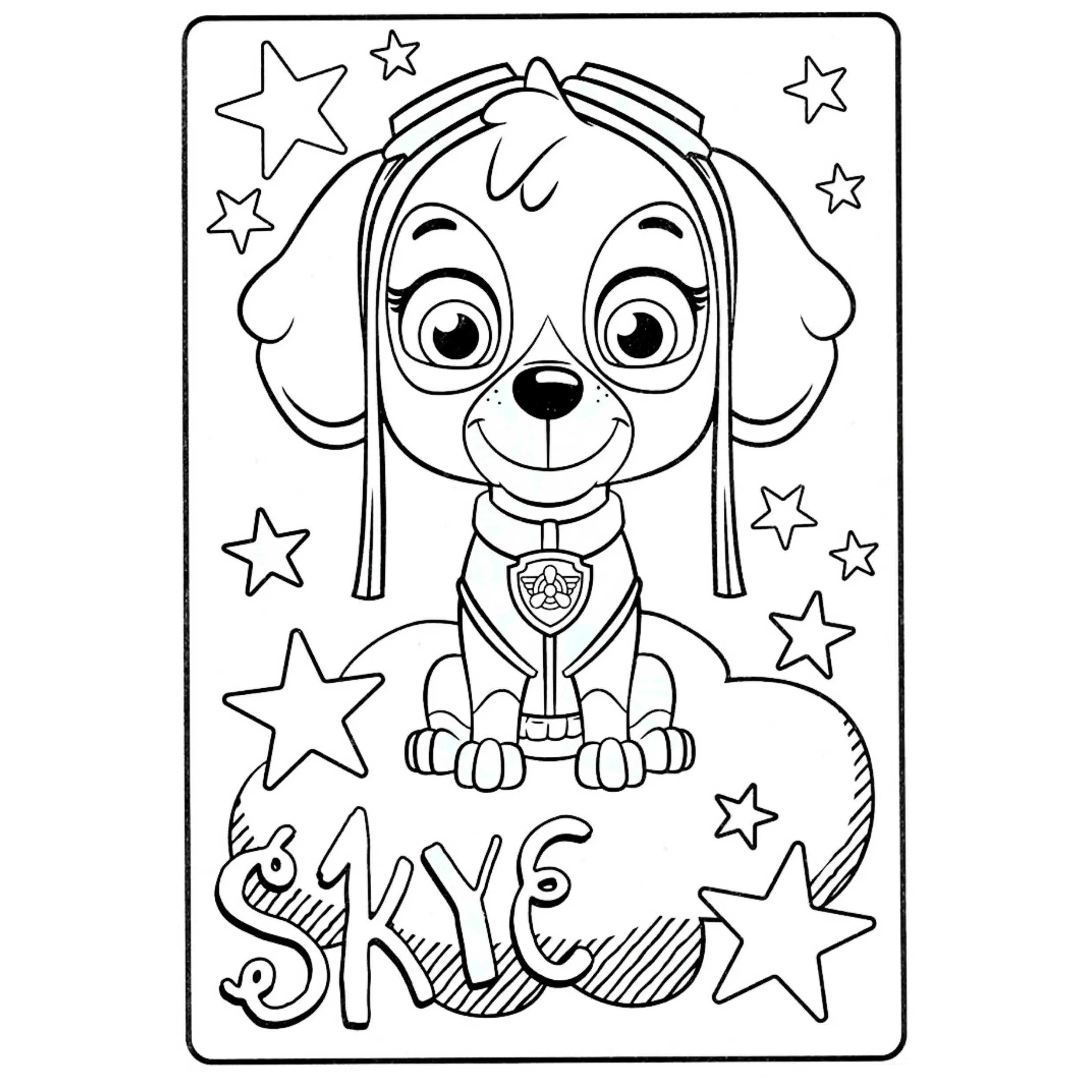 Paw Patrol Coloring Pages – 038