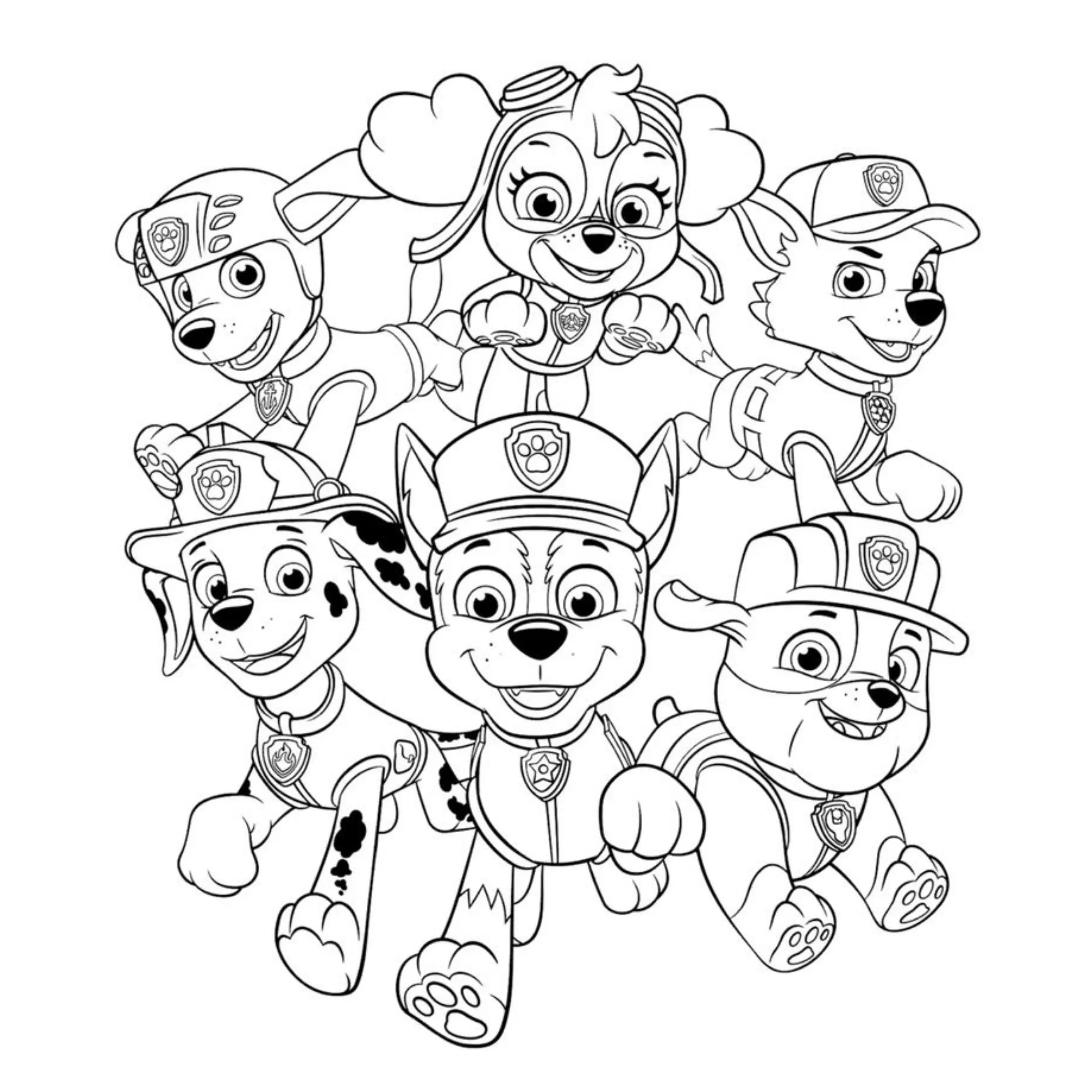 Paw Patrol Coloring Pages – 045