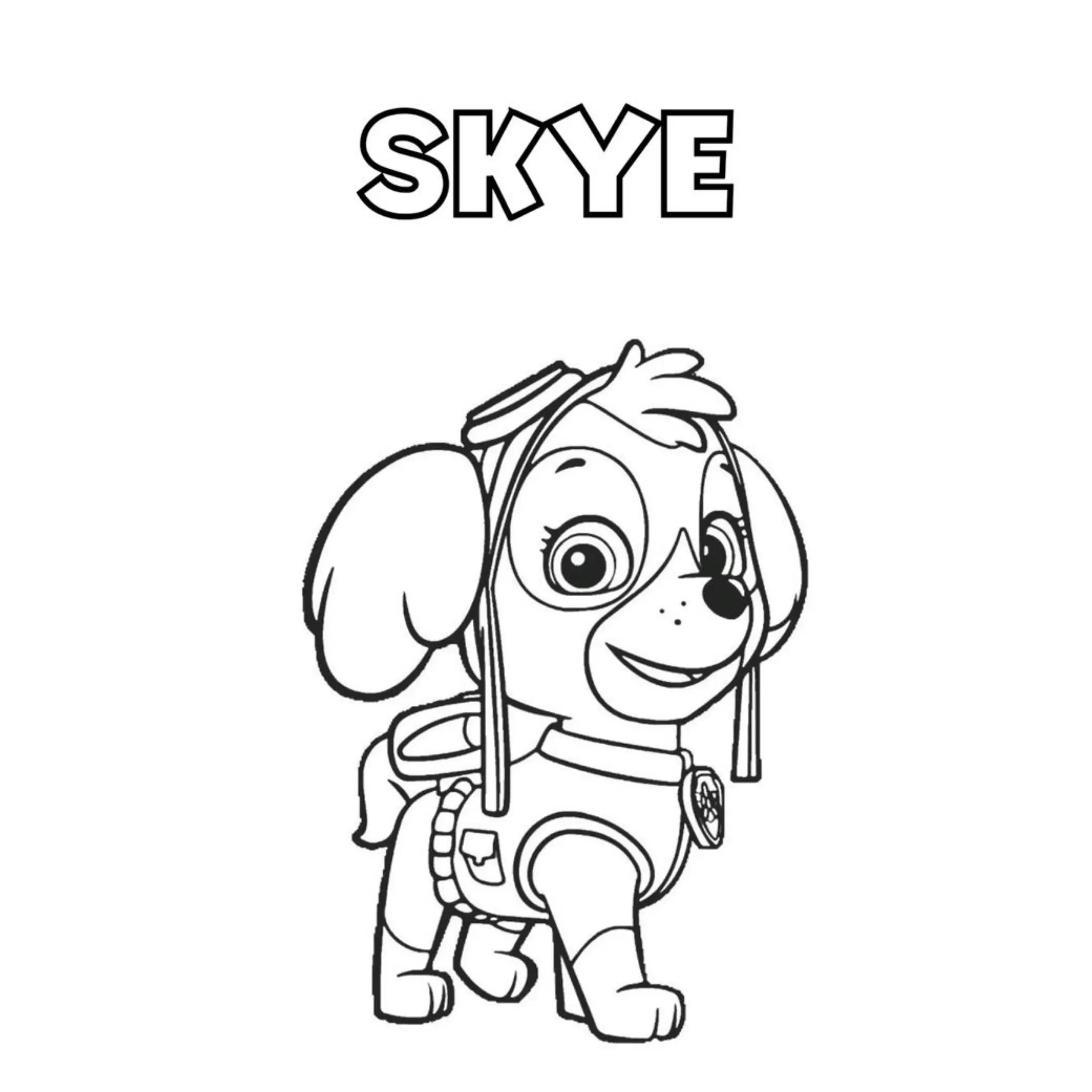 Paw Patrol Coloring Pages – 046
