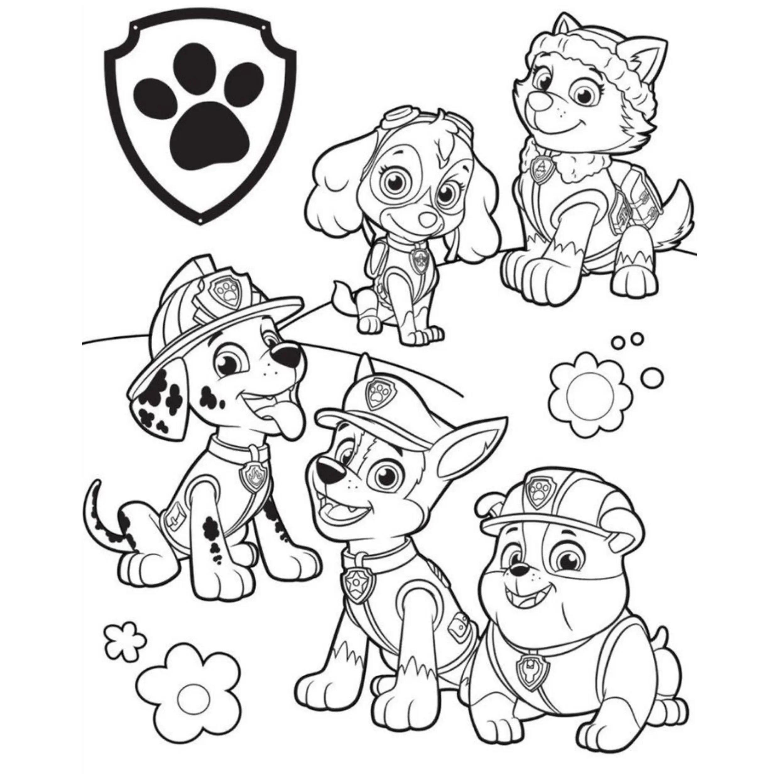 Paw Patrol Coloring Pages – 047