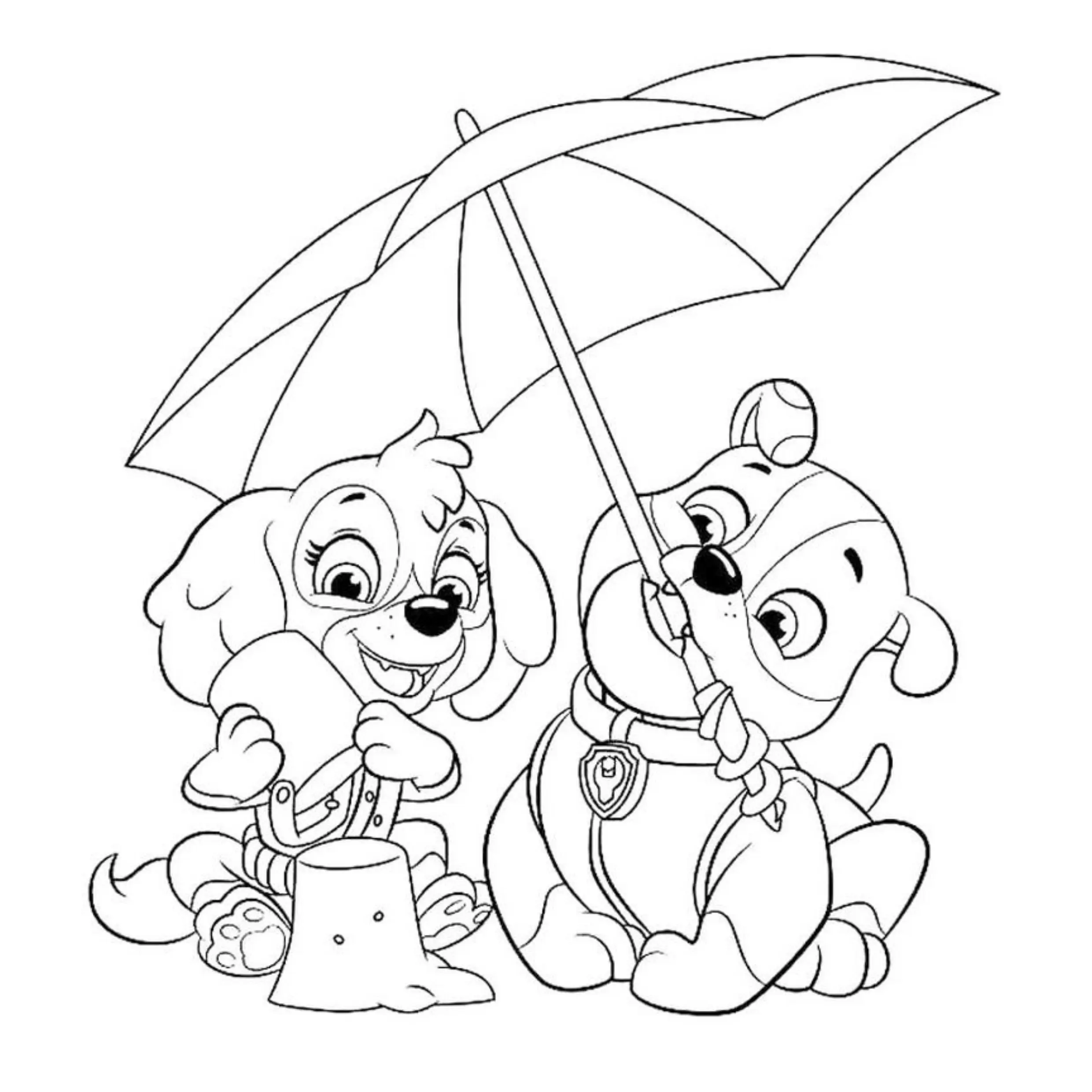 Paw Patrol Coloring Pages – 052