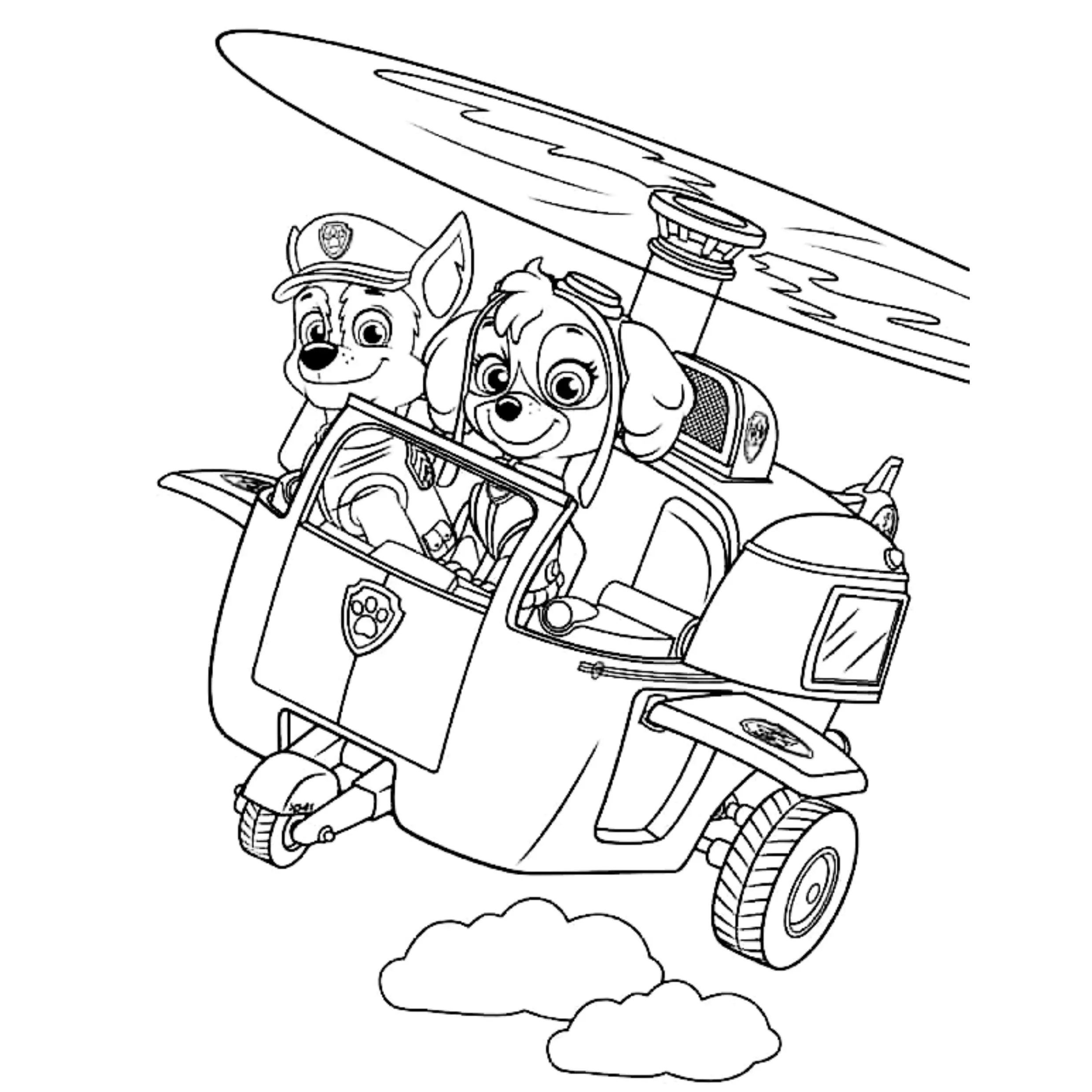 Paw Patrol Coloring Pages – 054
