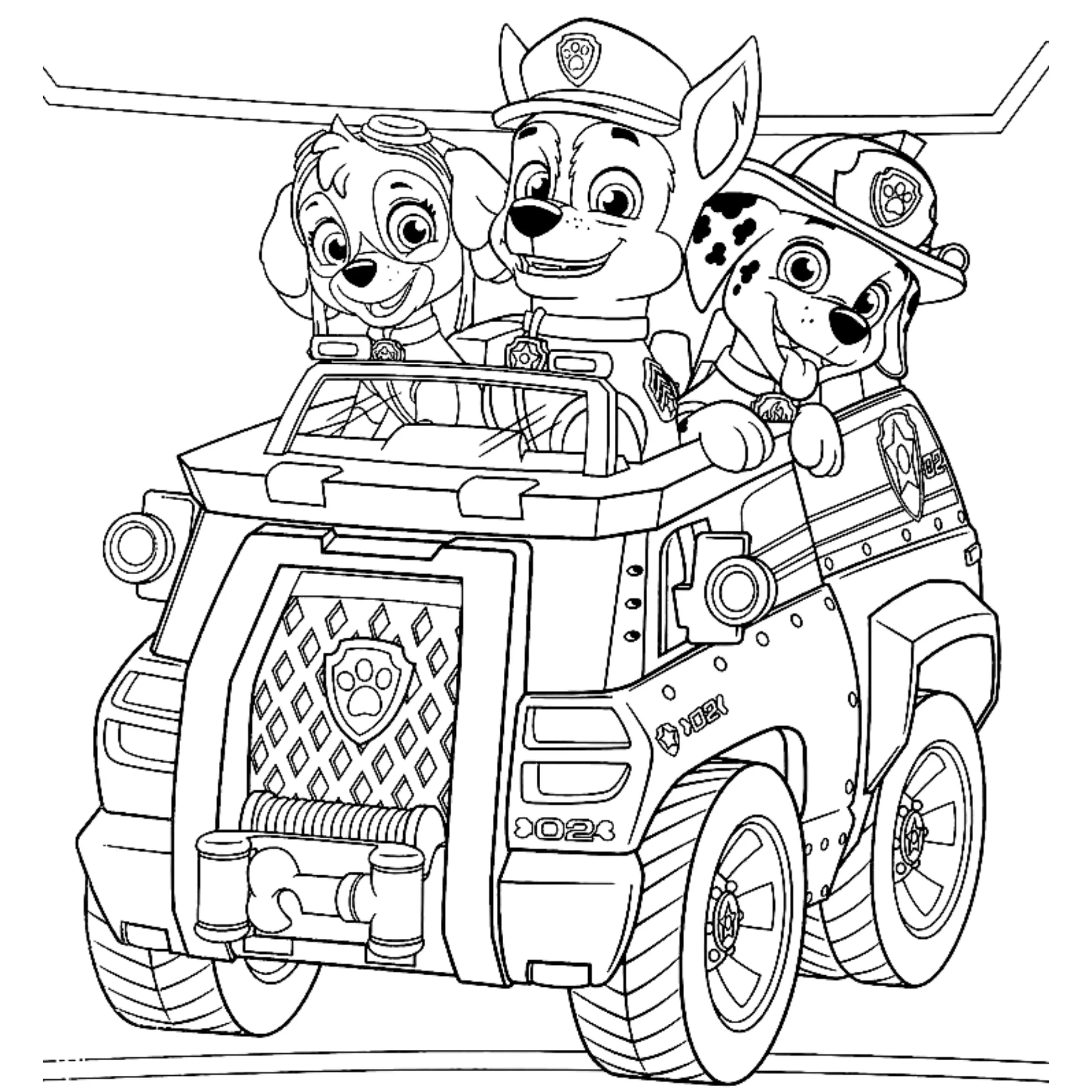 Paw Patrol Coloring Pages – 056