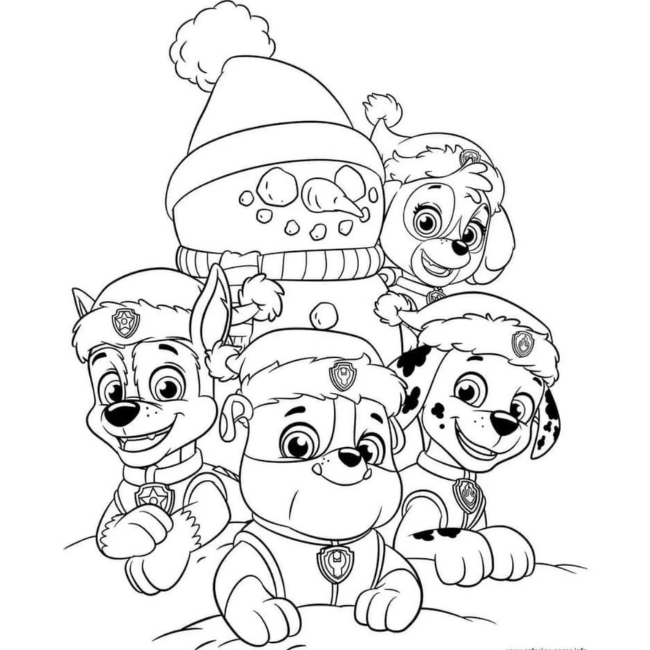 Paw Patrol Coloring Pages – 058