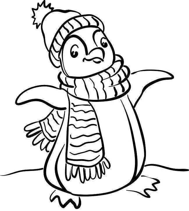 Penguins Coloring Pages – 011