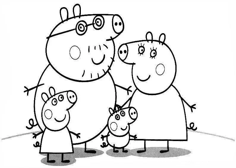 Peppa Pig Coloring Pages – 002