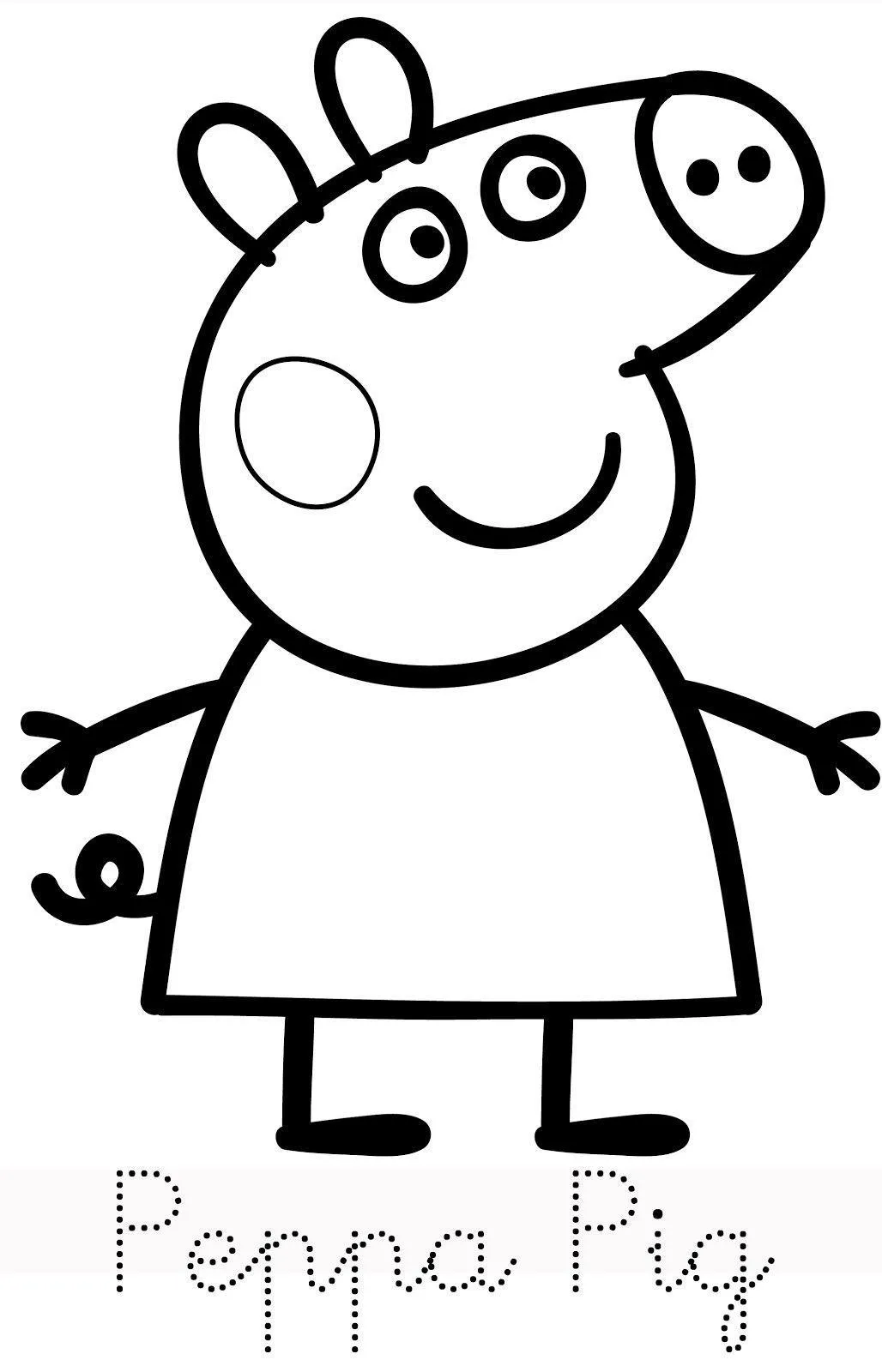 Peppa Pig Coloring Pages – 004