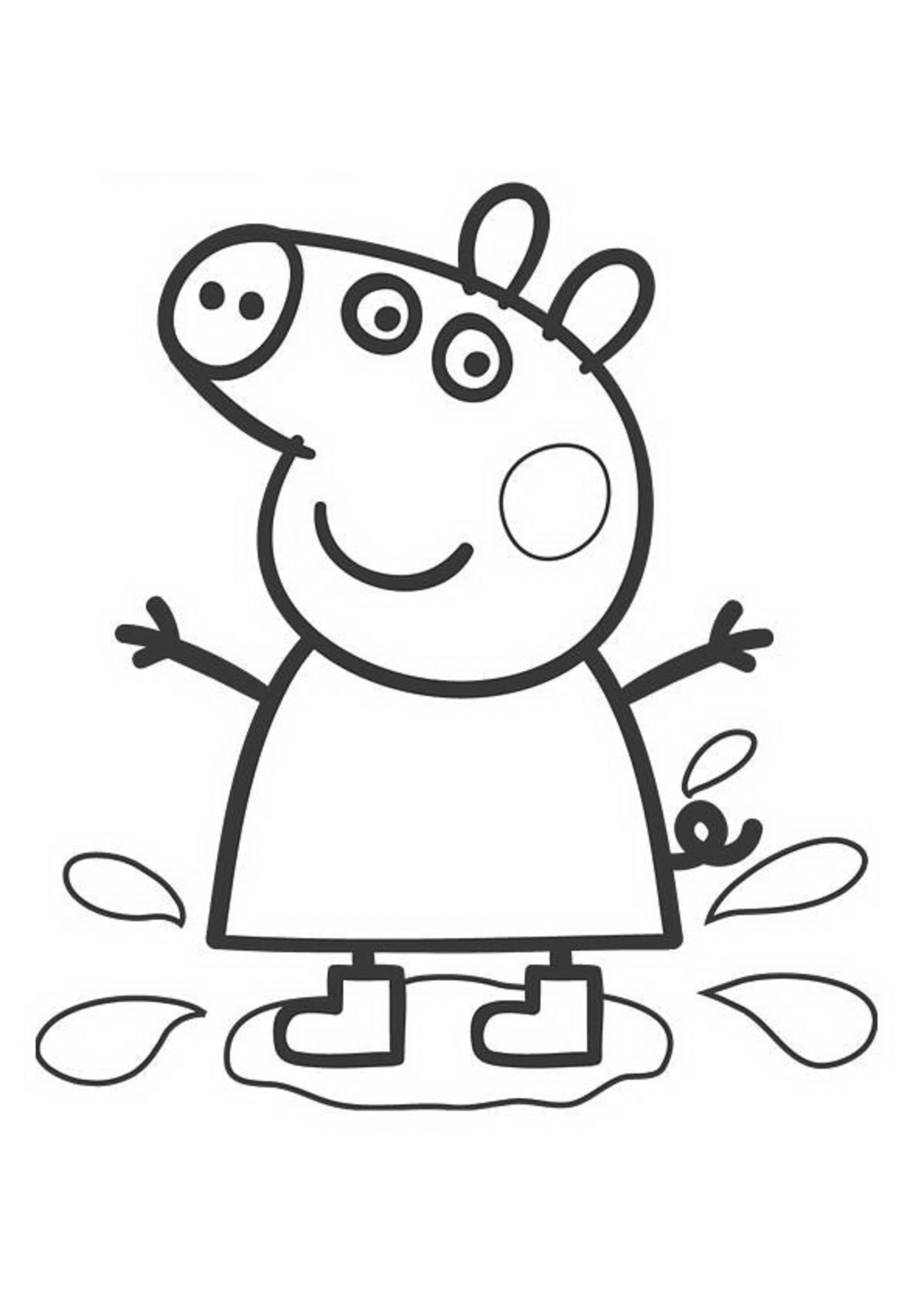 Peppa Pig Coloring Pages – 009