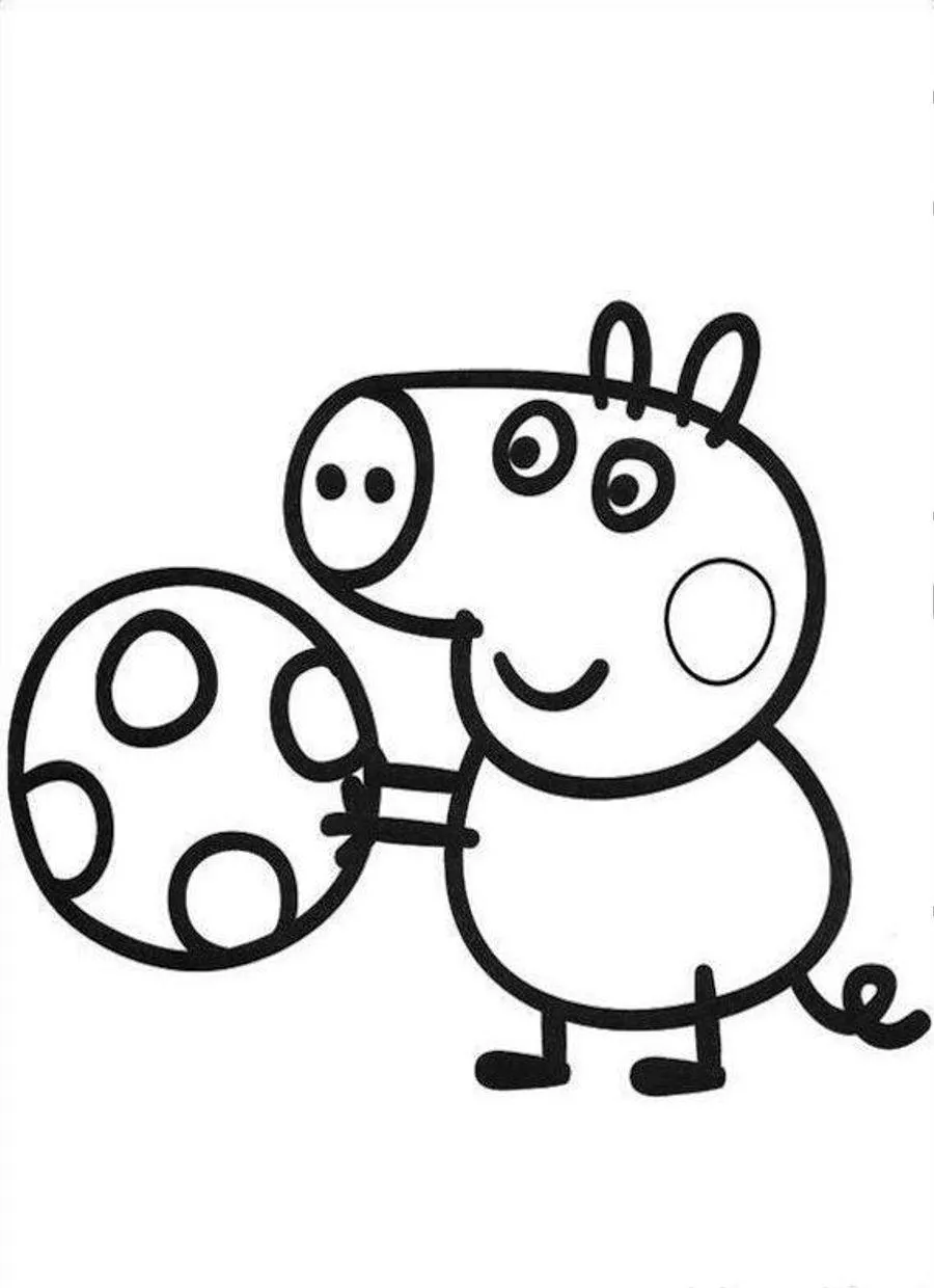 Peppa Pig Coloring Pages – 012