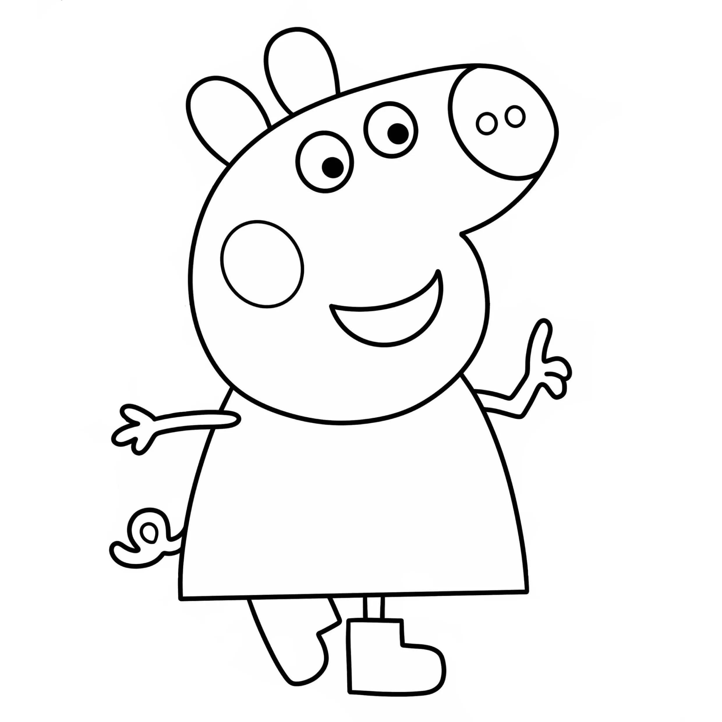 Peppa Pig Coloring Pages – 019