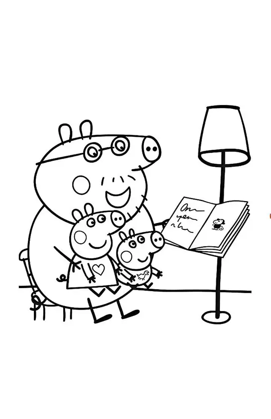 Peppa Pig Coloring Pages – 022