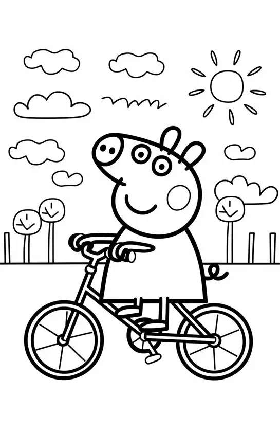 Peppa Pig Coloring Pages – 025