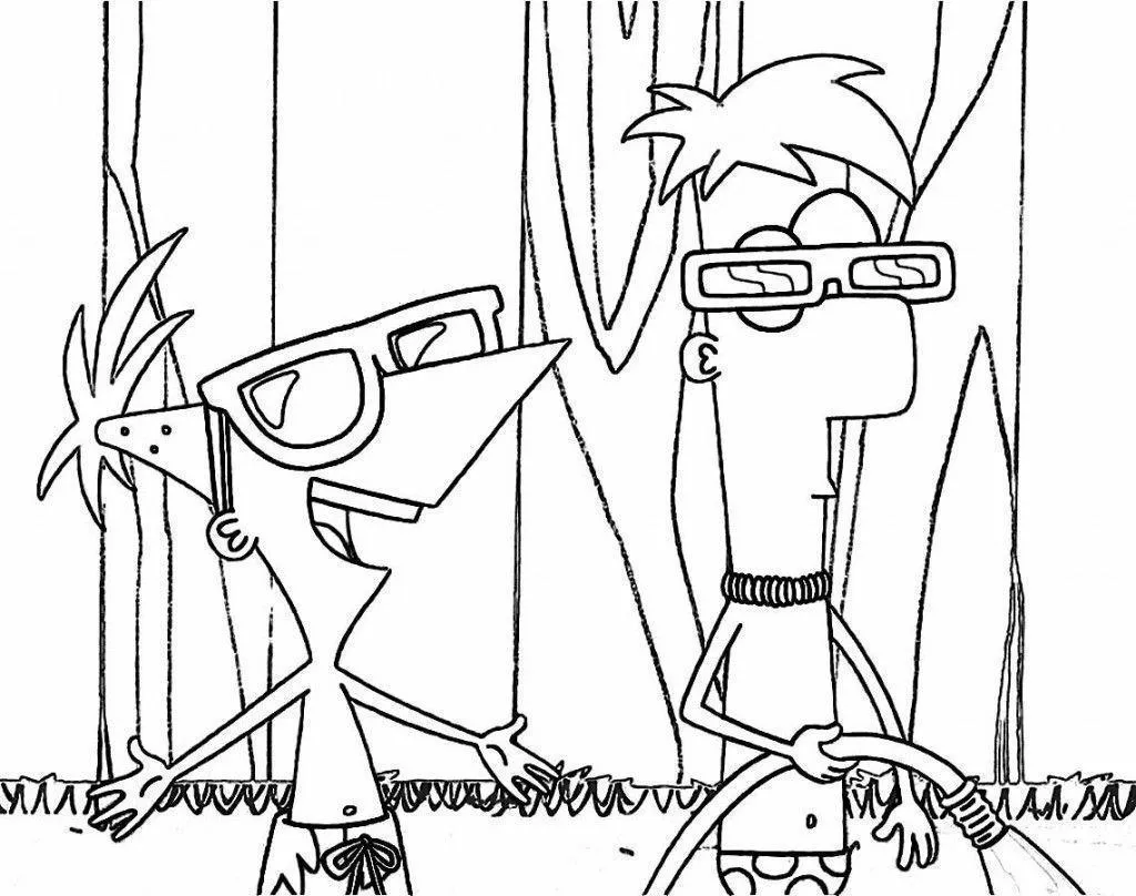 Phineas And Ferb Coloring Pages – 002