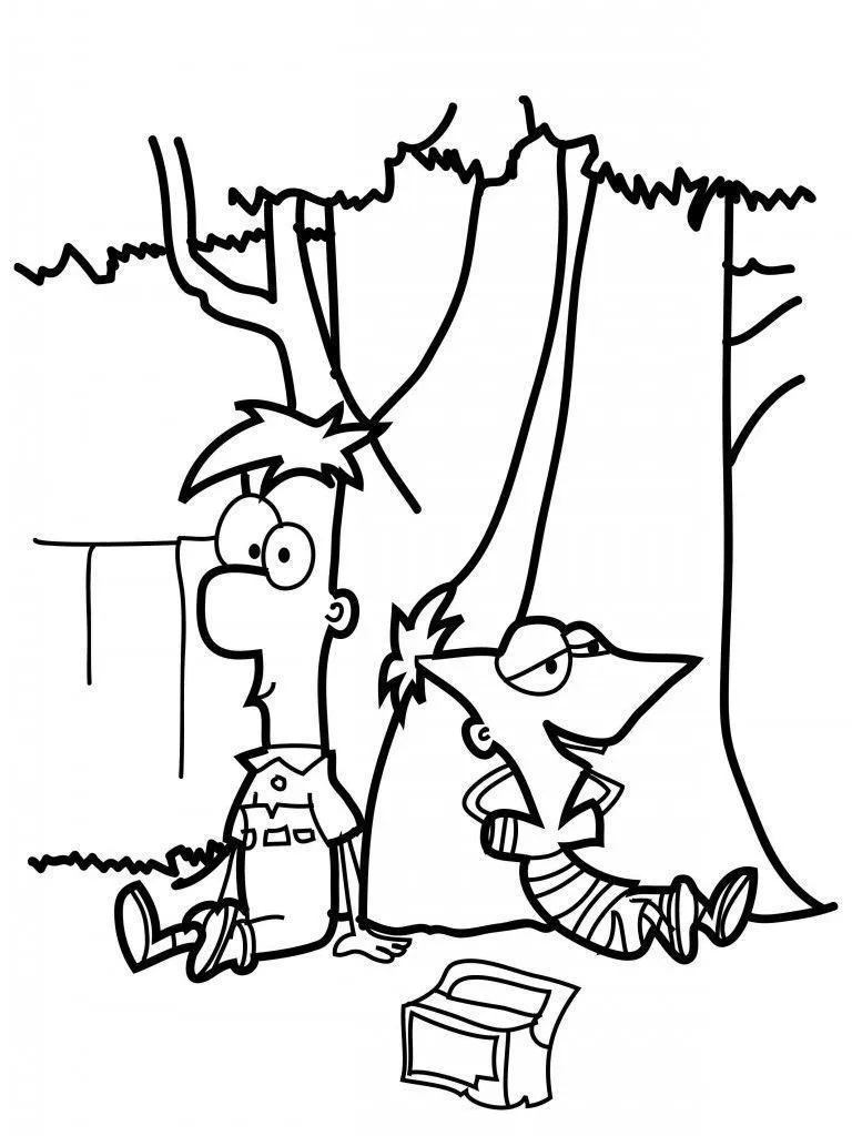 Phineas And Ferb Coloring Pages – 013
