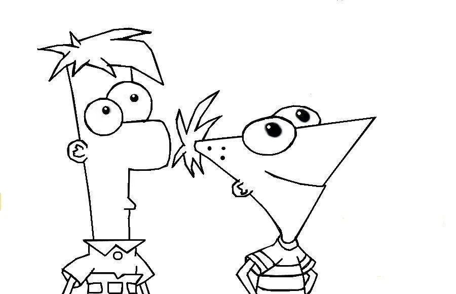 Phineas And Ferb Coloring Pages – 014