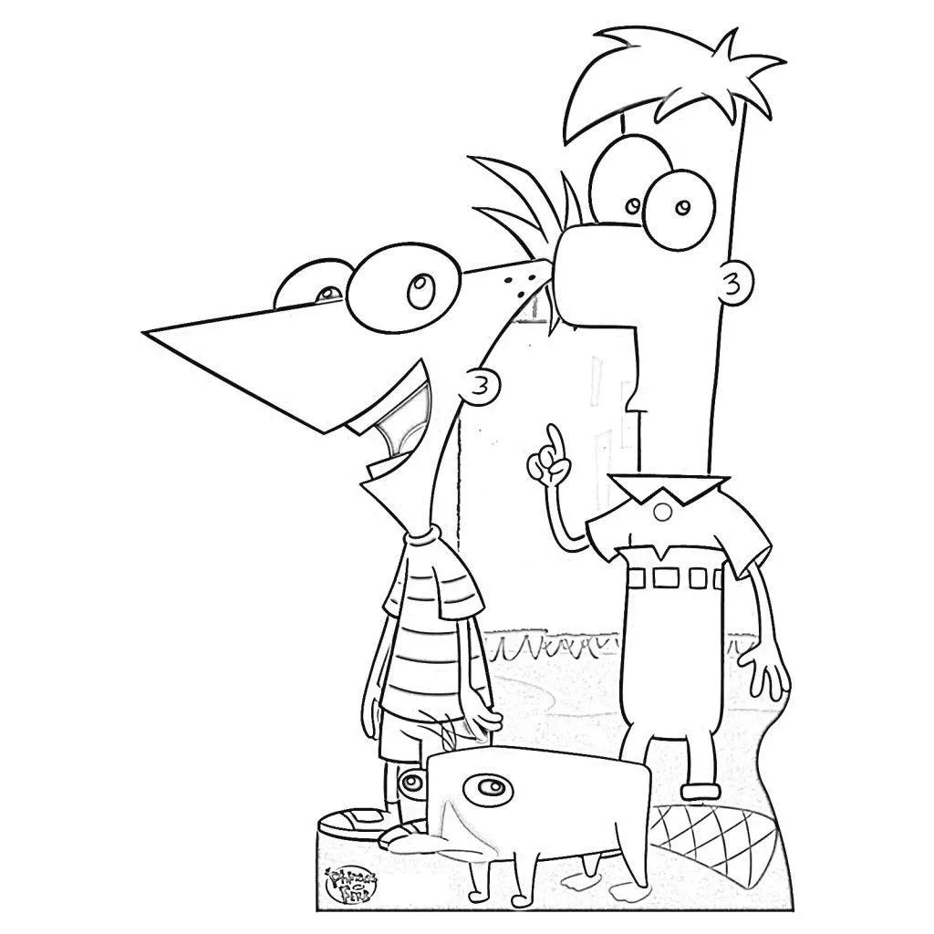 Phineas And Ferb Coloring Pages – 017