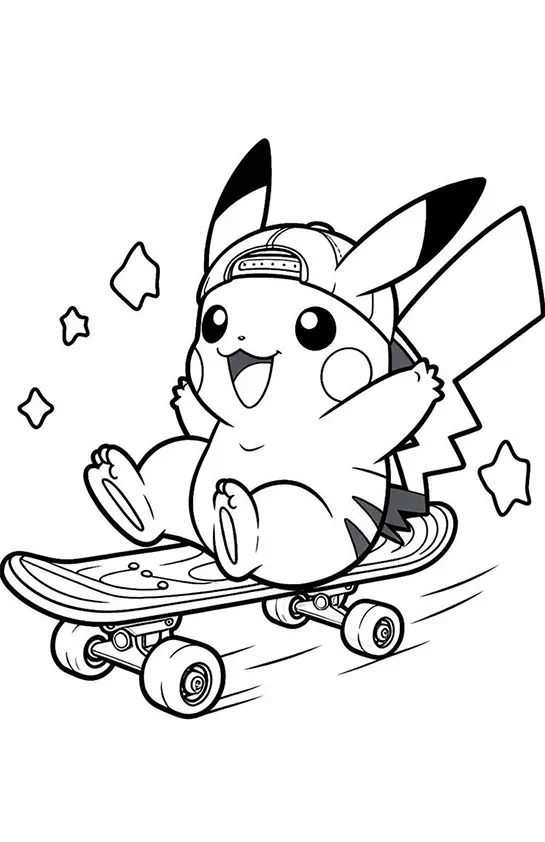 Pikachu Coloring Pages – 020