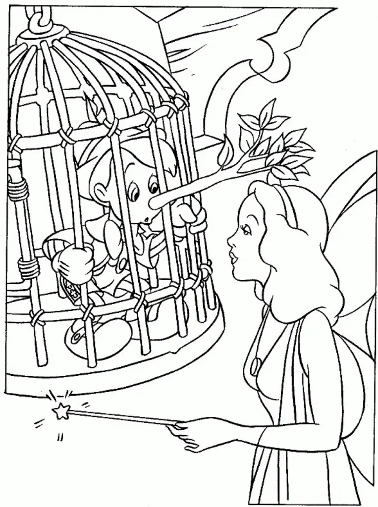 Pinocchio Coloring Pages – 003