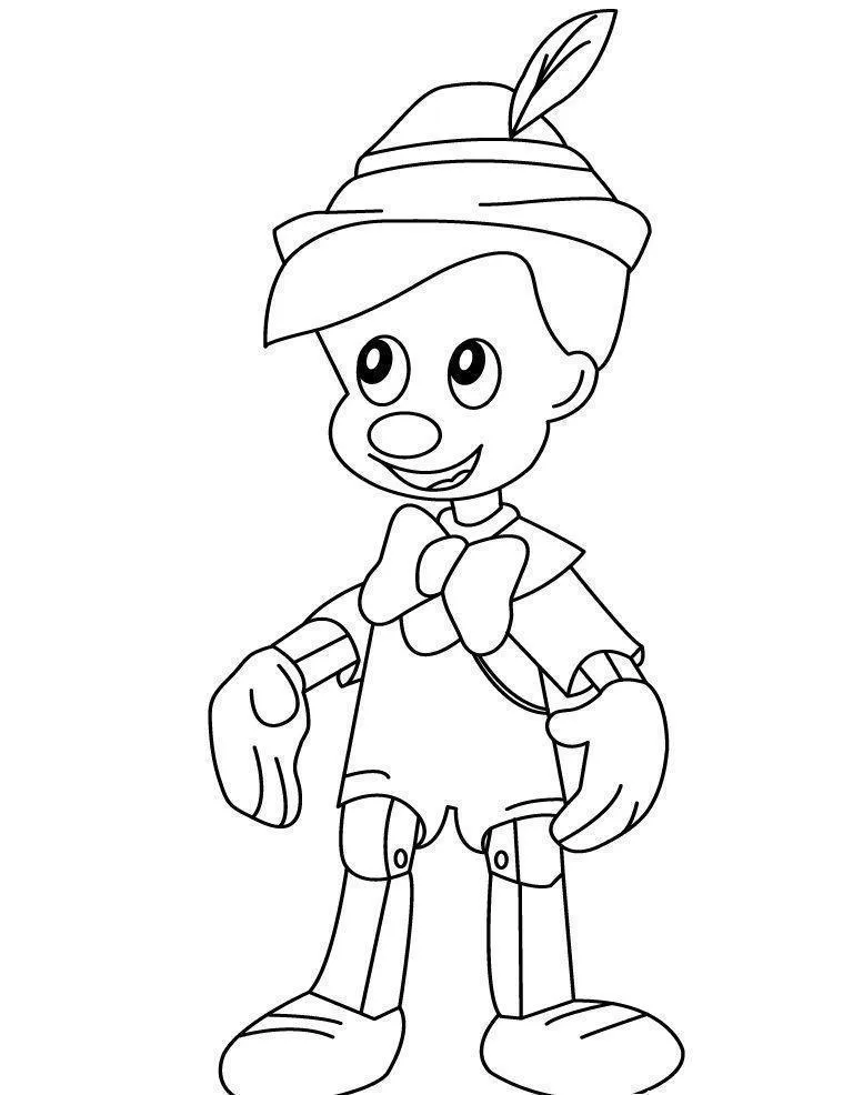 Pinocchio Coloring Pages – 004