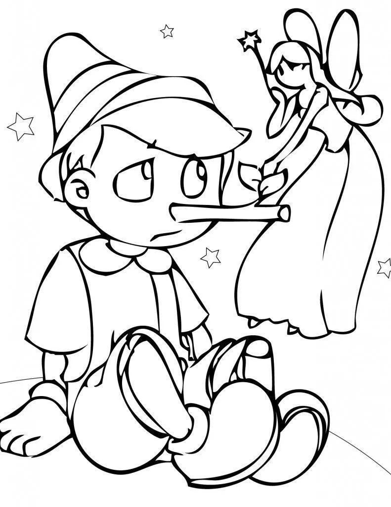 Pinocchio Coloring Pages – 006