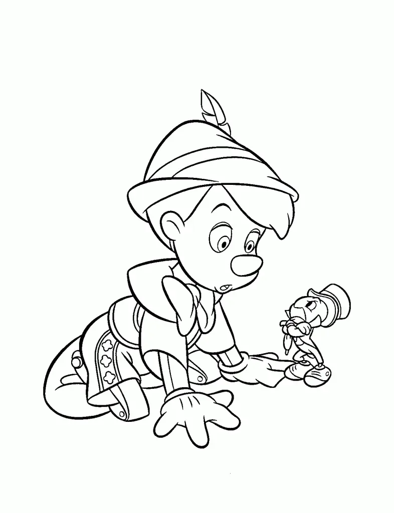 Pinocchio Coloring Pages – 007