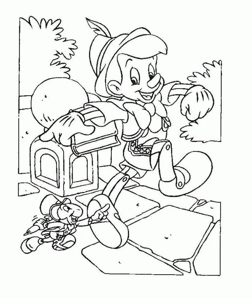 Pinocchio Coloring Pages – 008