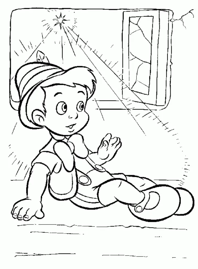 Pinocchio Coloring Pages – 009