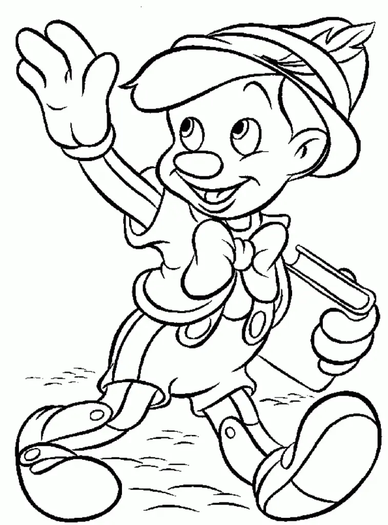 Pinocchio Coloring Pages – 011