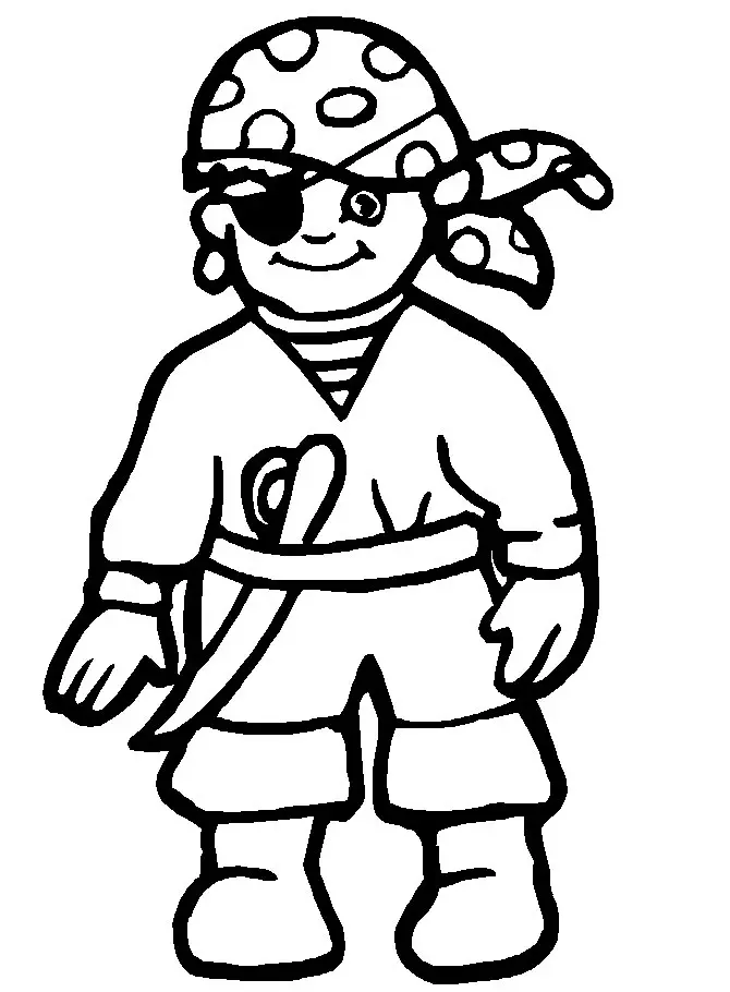 Pirates Coloring Pages – 004