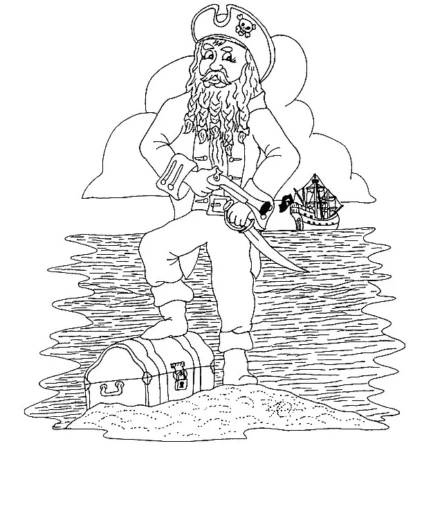 Pirates Coloring Pages – 010