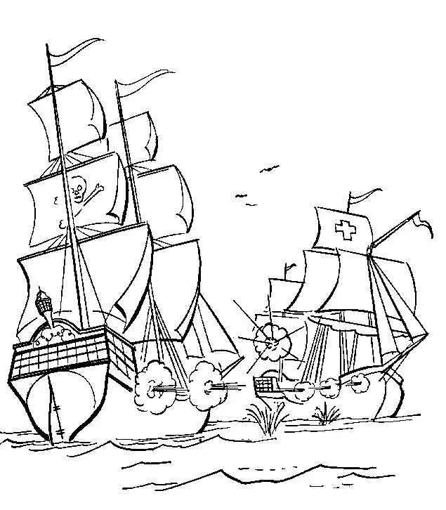 Pirates Coloring Pages – 017