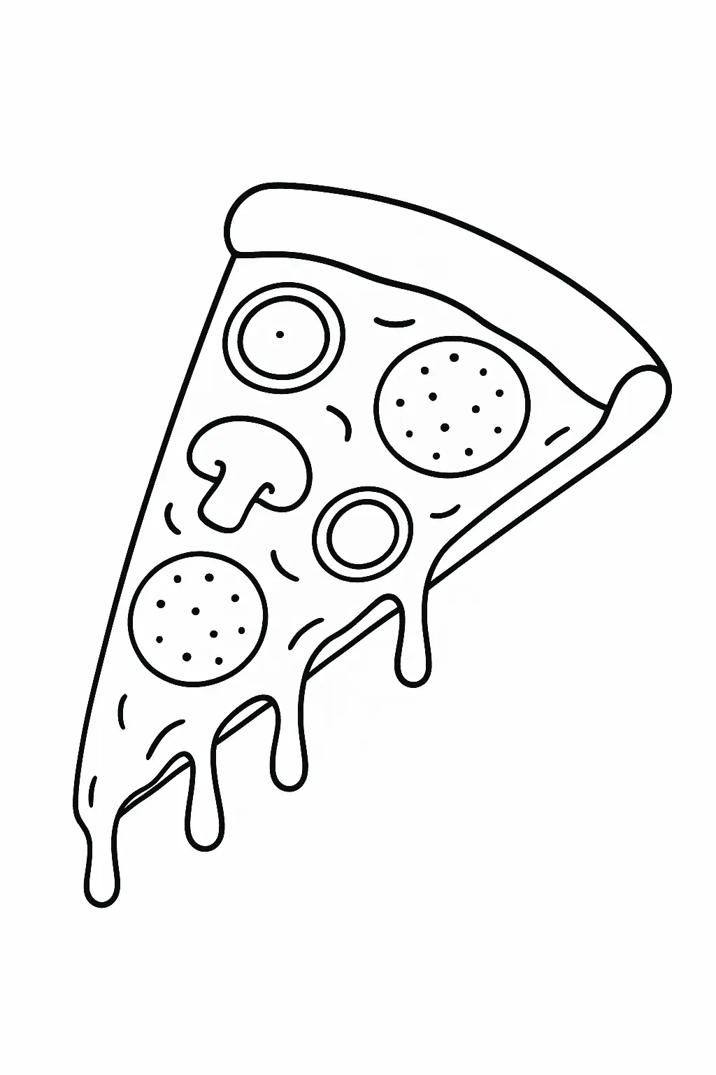 Pizza Coloring Pages – 007