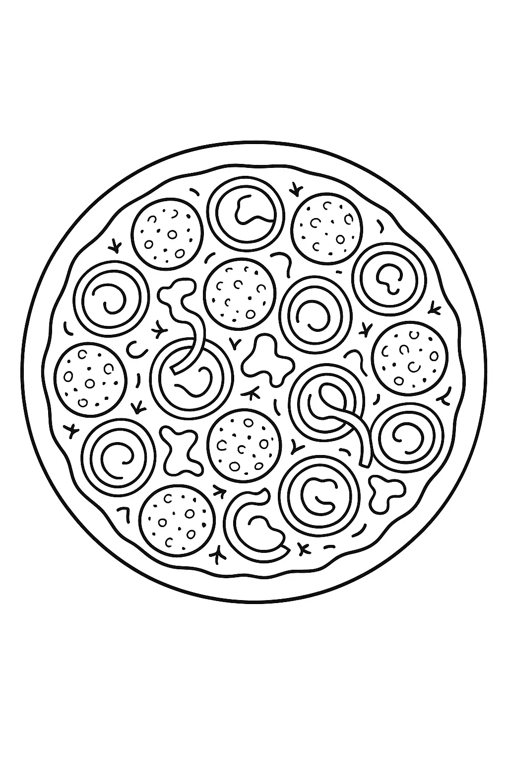Pizza Coloring Pages – 010