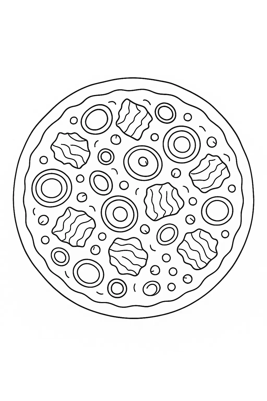 Pizza Coloring Pages – 015