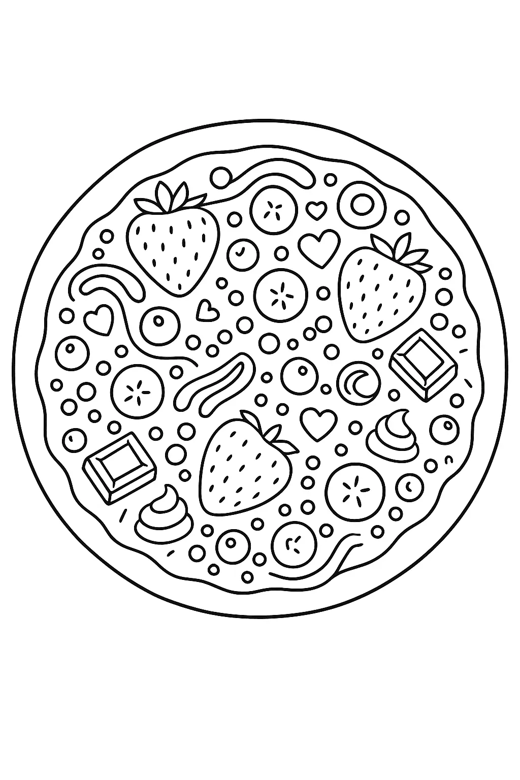 Pizza Coloring Pages – 017
